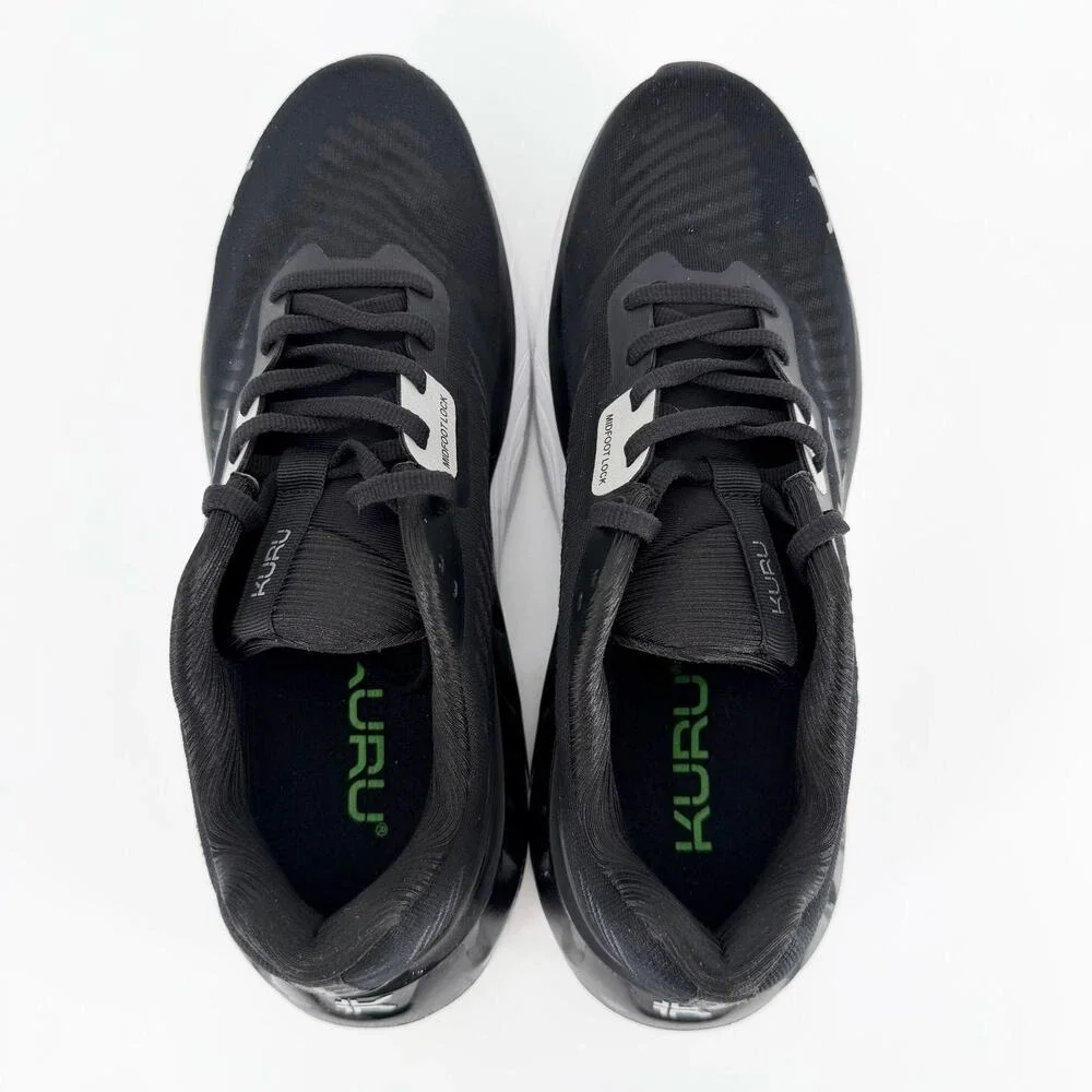 KURU Triple Max Men's 11 Black Running Walking Shoes Cushion Comfort NWOB
